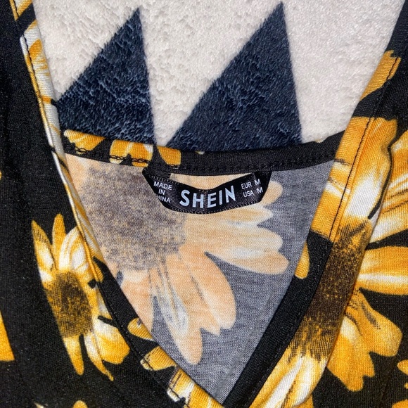 SHEIN SUNFLOWER ROMPER - Picture 3 of 5